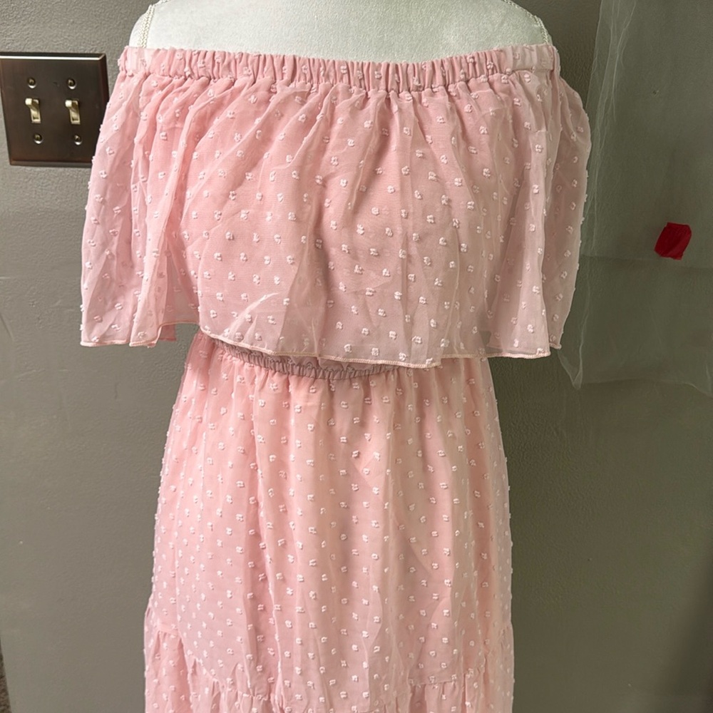 🆕 Pink Maxi Dress size L - Picture 2 of 6